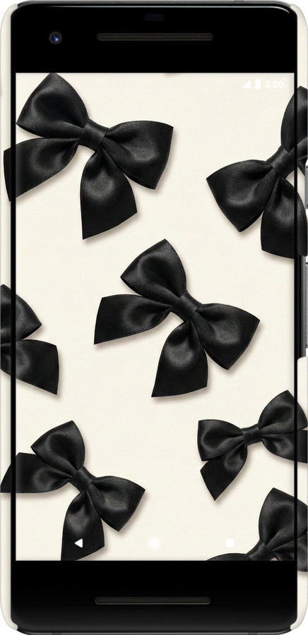 3D пластиковый матовый чехол Dark Coquette для Google Pixel 2 - 6765m-1075 изображение 