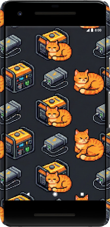 3D пластиковый матовый чехол Autonomous Zone для Google Pixel 2 - 6771m-1075 изображение 