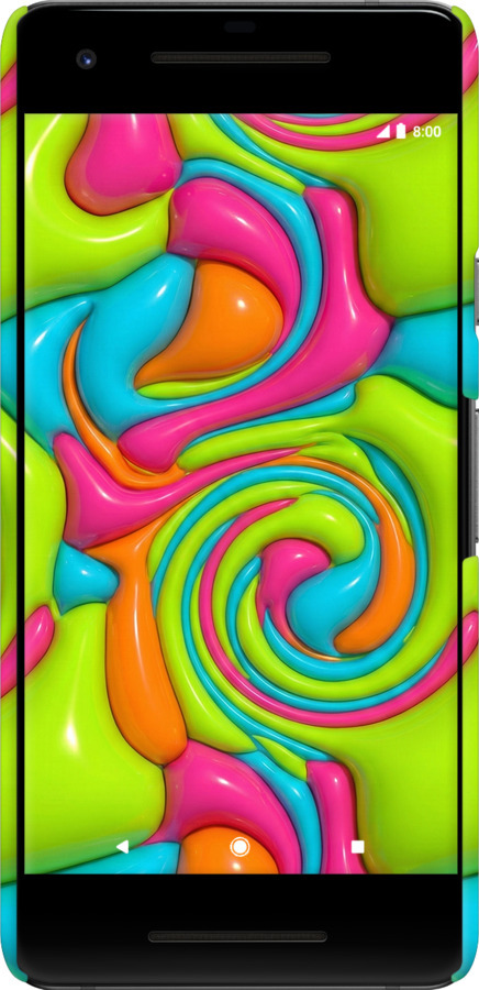 3D пластиковый матовый чехол Y2K Jelly Dream для Google Pixel 2 - 6780m-1075 изображение 