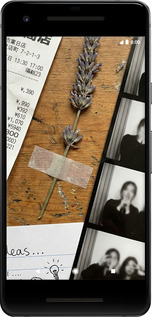 2D пластиковый чехол Aesthetic Scrapbook Collage для Google Pixel 2 - 6773t-1075 изображение 