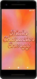 2D пластиковый чехол Aura Gradient Main Character Energy Aesthetic Y2K для Google Pixel 2 - 6783t-1075 изображение 