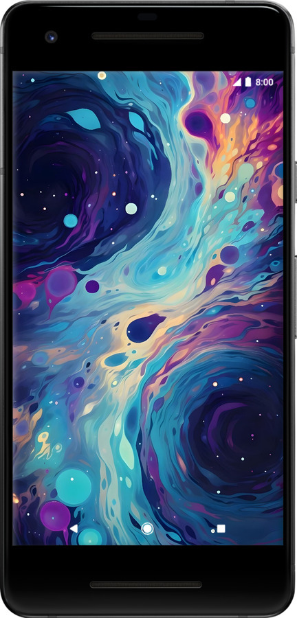 Силіконовий чехол Арт акварель для Google Pixel 2 - 6329u-1075 изображение 