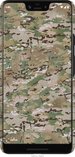 3D пластиковий матовий чехол Камуфляж v5 для Google Pixel 3 XL - 1201m-1523 изображение 