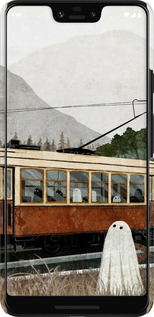 3D пластиковий матовий чехол Привид 2 для Google Pixel 3 XL - 6247m-1523 изображение 