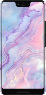 3D пластиковий матовий чехол Нежный мрамор для Google Pixel 3 XL - 6310m-1523 изображение 