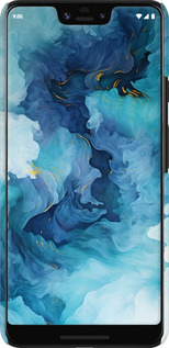 3D пластиковий матовий чехол Акварель для Google Pixel 3 XL - 6320m-1523 изображение 