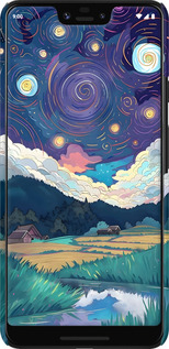 3D пластиковый матовый чехол Креативный арт для Google Pixel 3 XL - 6322m-1523 изображение 