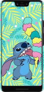 3D пластиковий матовий чехол Стіч для Google Pixel 3 XL - 6361m-1523 изображение 