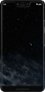 3D пластиковий матовий чехол Нічне небо для Google Pixel 3 XL - 6451m-1523 изображение 