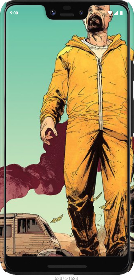 3D пластиковий матовий чехол № 5387 для Google Pixel 3 XL - 5387m-1523 изображение 