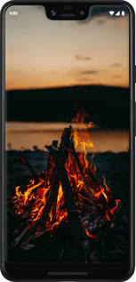 2D пластиковий чехол Вогонь для Google Pixel 3 XL - 6021t-1523 изображение 