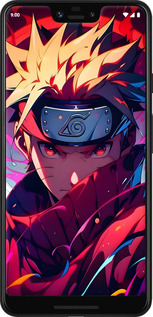 Силиконовый чехол Наруто для Google Pixel 3 XL - 6274u-1523 изображение 