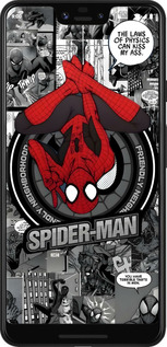 2D пластиковий чехол Человек паук для Google Pixel 3 XL - 6279t-1523 изображение 