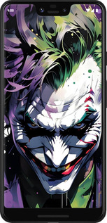 2D пластиковий чехол Джокер для Google Pixel 3 XL - 6289t-1523 изображение 