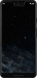 2D пластиковый чехол Ночное небо для Google Pixel 3 XL - 6451t-1523 изображение 