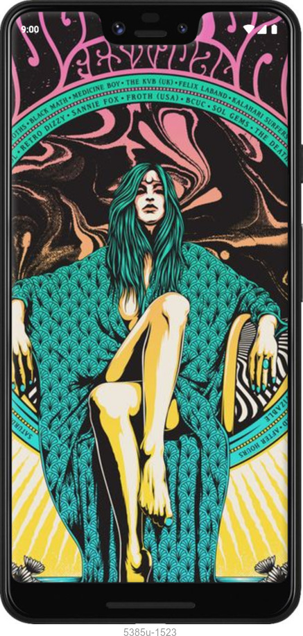 2D пластиковый чехол № 5385 для Google Pixel 3 XL - 5385t-1523 изображение 