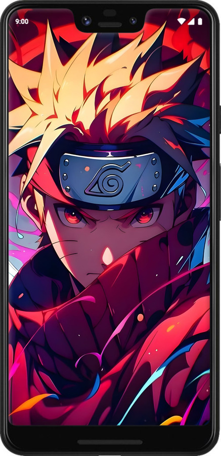 Силиконовый чехол Наруто для Google Pixel 3 XL - 6274u-1523 изображение 