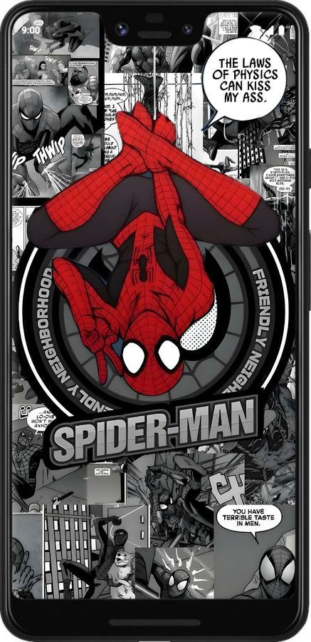 2D пластиковий чехол Человек паук для Google Pixel 3 XL - 6279t-1523 изображение 