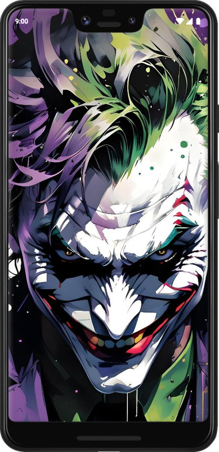 2D пластиковий чехол Джокер для Google Pixel 3 XL - 6289t-1523 изображение 