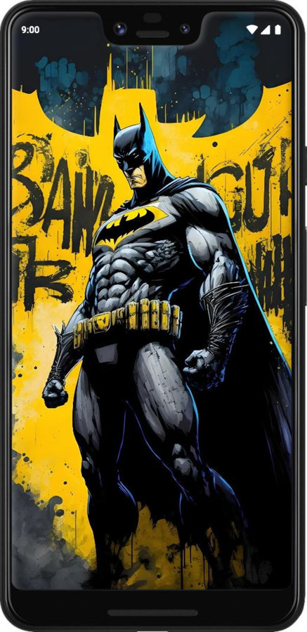 2D пластиковий чехол Бетмен для Google Pixel 3 XL - 6290t-1523 изображение 