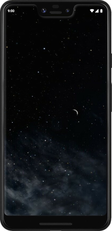 2D пластиковый чехол Ночное небо для Google Pixel 3 XL - 6451t-1523 изображение 