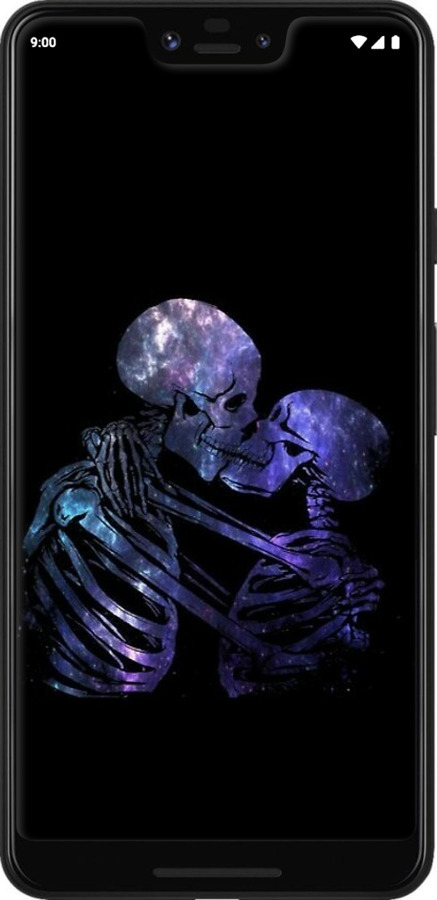 2D пластиковий чехол Із зображенням скелета для Google Pixel 3 XL - 6537t-1523 изображение 