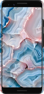 3D пластиковий матовий чехол Мрамор для Google Pixel 3 - 6306m-1528 изображение 