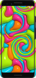 3D пластиковый матовый чехол Y2K Jelly Dream для Google Pixel 3 - 6780m-1528 изображение 