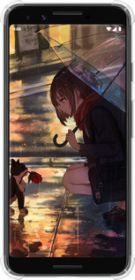 Силикон с усиленными углами чехол Anime для Google Pixel 3 - 6609sp-1528 изображение 