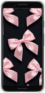 Силикон с усиленными углами чехол Coquette Ribbons Dark Coquette для Google Pixel 3 - 6767sp-1528 изображение 