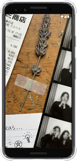 Силикон с усиленными углами чехол Aesthetic Scrapbook Collage для Google Pixel 3 - 6773sp-1528 изображение 