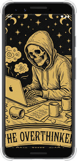 Силіконовий протиударний с посиленими кутами чехол The Overthinker для Google Pixel 3 - 6774sp-1528 изображение 