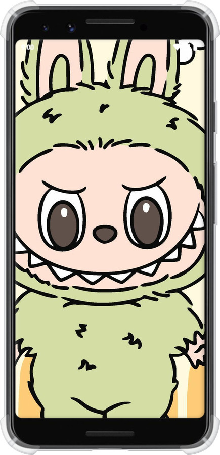 Силіконовий протиударний с посиленими кутами чехол № 6736 для Google Pixel 3 - 6736sp-1528 изображение 