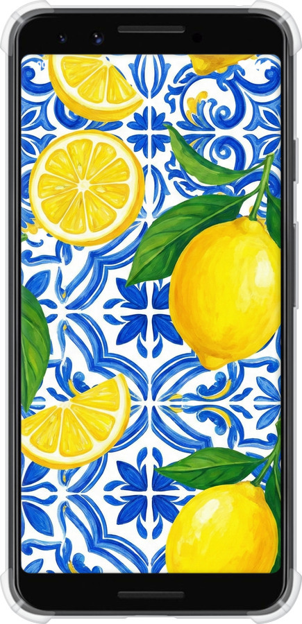 Силикон с усиленными углами чехол Grocery Girl Italian Summer для Google Pixel 3 - 6766sp-1528 изображение 