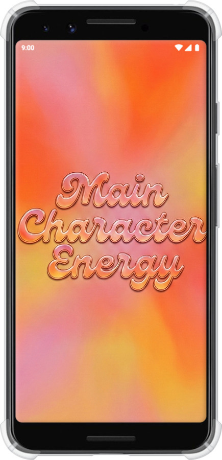 Силіконовий протиударний с посиленими кутами чехол Aura Gradient Main Character Energy Aesthetic Y2K для Google Pixel 3 - 6783sp-1528 изображение 
