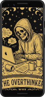 Силиконовый чехол The Overthinker для Google Pixel 3 - 6774u-1528 изображение 