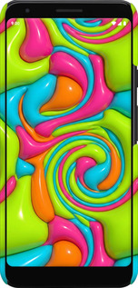 3D пластиковий матовий чехол Y2K Jelly Dream для Google Pixel 3a XL - 6780m-1713 изображение 