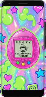 3D пластиковий матовий чехол Y2K Aesthetic Retro Pet: Годуй мене кавою для Google Pixel 3a XL - 6784m-1713 изображение 