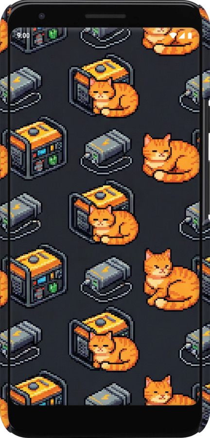 3D пластиковый матовый чехол Autonomous Zone для Google Pixel 3a XL - 6771m-1713 изображение 