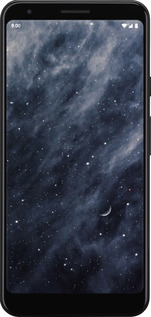 Силиконовый чехол Голубые облака, Голубая луна для Google Pixel 3a XL - 6398u-1713 изображение 