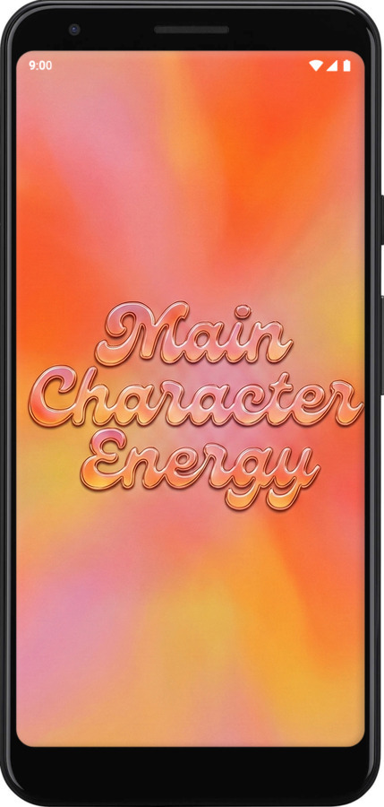 2D пластиковый чехол Aura Gradient Main Character Energy Aesthetic Y2K для Google Pixel 3a XL - 6783t-1713 изображение 