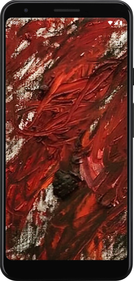 TPU чехол Абстрактная композиция в красных тонах для Google Pixel 3a - 6541b-1700 изображение 