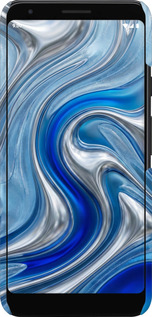 3D пластиковий матовий чехол Liquid Chrome для Google Pixel 3a - 6781m-1700 изображение 