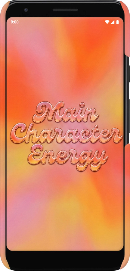 3D пластиковый матовый чехол Aura Gradient Main Character Energy Aesthetic Y2K для Google Pixel 3a - 6783m-1700 изображение 