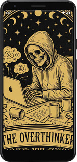 Силиконовый чехол The Overthinker для Google Pixel 3a - 6774u-1700 изображение 