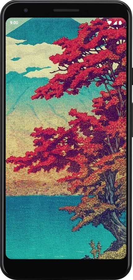 2D пластиковый чехол С изображением природы для Google Pixel 3a - 6469t-1700 изображение 