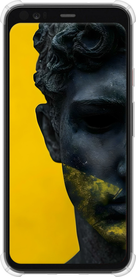 Силикон с усиленными углами чехол Статуя арт для Google Pixel 4 XL - 6330sp-1754 изображение 