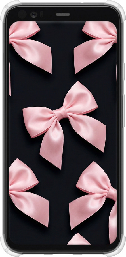 Силіконовий протиударний с посиленими кутами чехол Coquette Ribbons Dark Coquette для Google Pixel 4 XL - 6767sp-1754 изображение 