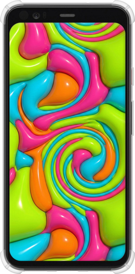 Силикон с усиленными углами чехол Y2K Jelly Dream для Google Pixel 4 XL - 6780sp-1754 изображение 