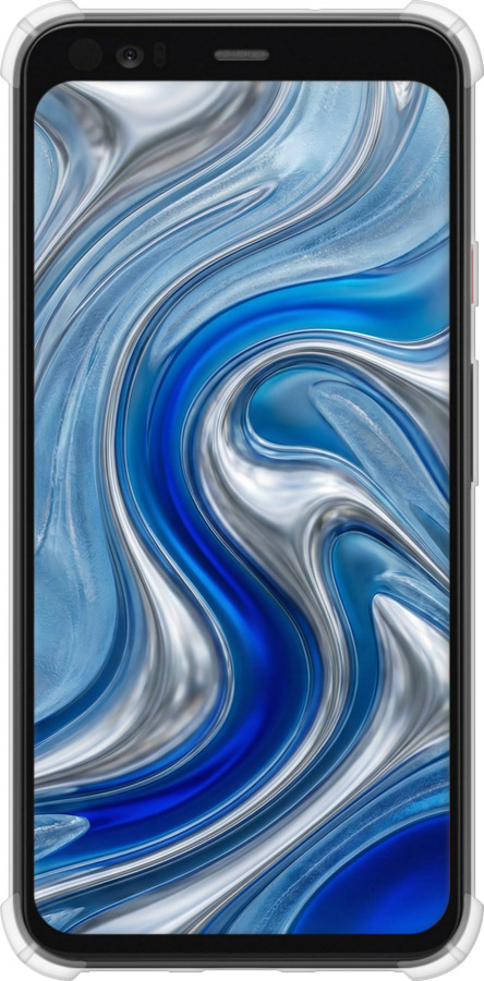 Силикон с усиленными углами чехол Liquid Chrome для Google Pixel 4 XL - 6781sp-1754 изображение 